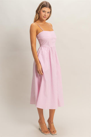 Miriam Dress in Pink - Luna Boutique