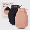 Exfoliating Gloves in Black & Terracotta // Kitsch