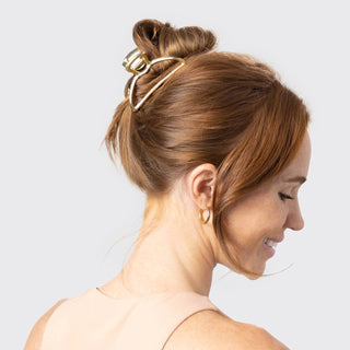 Large Gold Claw Clip // Kitsch