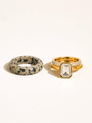 Stone Ring Set