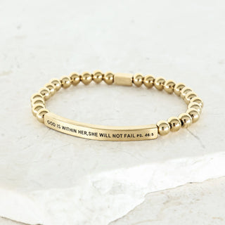 God is Within Her Bracelet