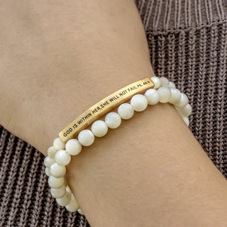 God is Within Her Bracelet