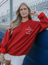 Saturday Tailgating Club Sweatshirt in Red // Charlie Southern