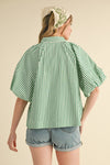 No Time Waisted Top In Green