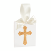 Cross Gold Acrylic Ornament // Mud Pie