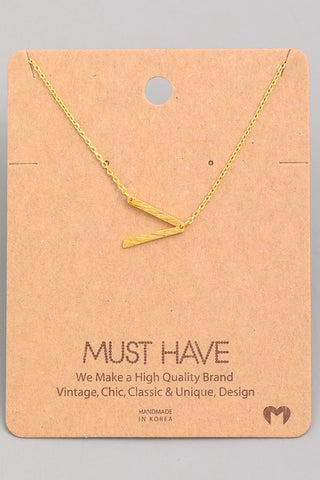 Initial Pendant Necklace {Gold - Silver}