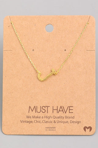 Initial Pendant Necklace {Gold - Silver}