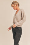 Oatmeal Button Down Cardigan