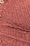 brick button detail long sleeve top