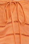 orange peplum camisole
