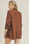 Brown Oversized Blazer