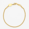Rope Chain Bracelet in Gold // Brenda Grands