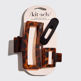 Rectangle Open Shape Claw Clip Set