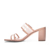yippy mesh nude sandal heels