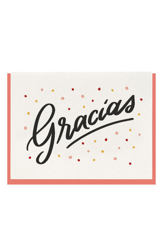 Gracias Confetti Card