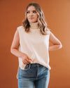 Collins Vest in Cream
