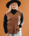 Wynter Vest in Brown