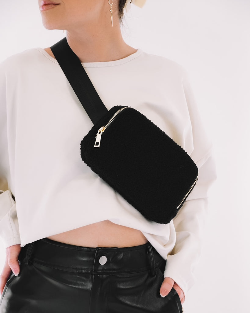 Sherpa Fanny Pack - Black