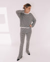 Black/White Knitted Pants