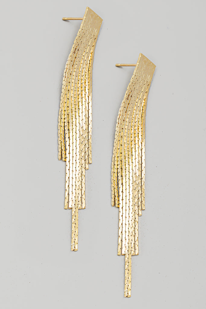 最新作 TOGA EARRINGS FRINGE CHAIN / PULLA イヤリング - www