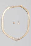 Snake Chain Necklace Set