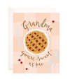 grandma, you're sweet as pie card
