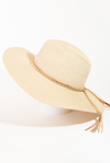summer hat w/ braided tassel (more colors)
