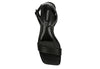 black square strap heels