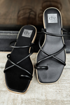 Milany Sandals in Black