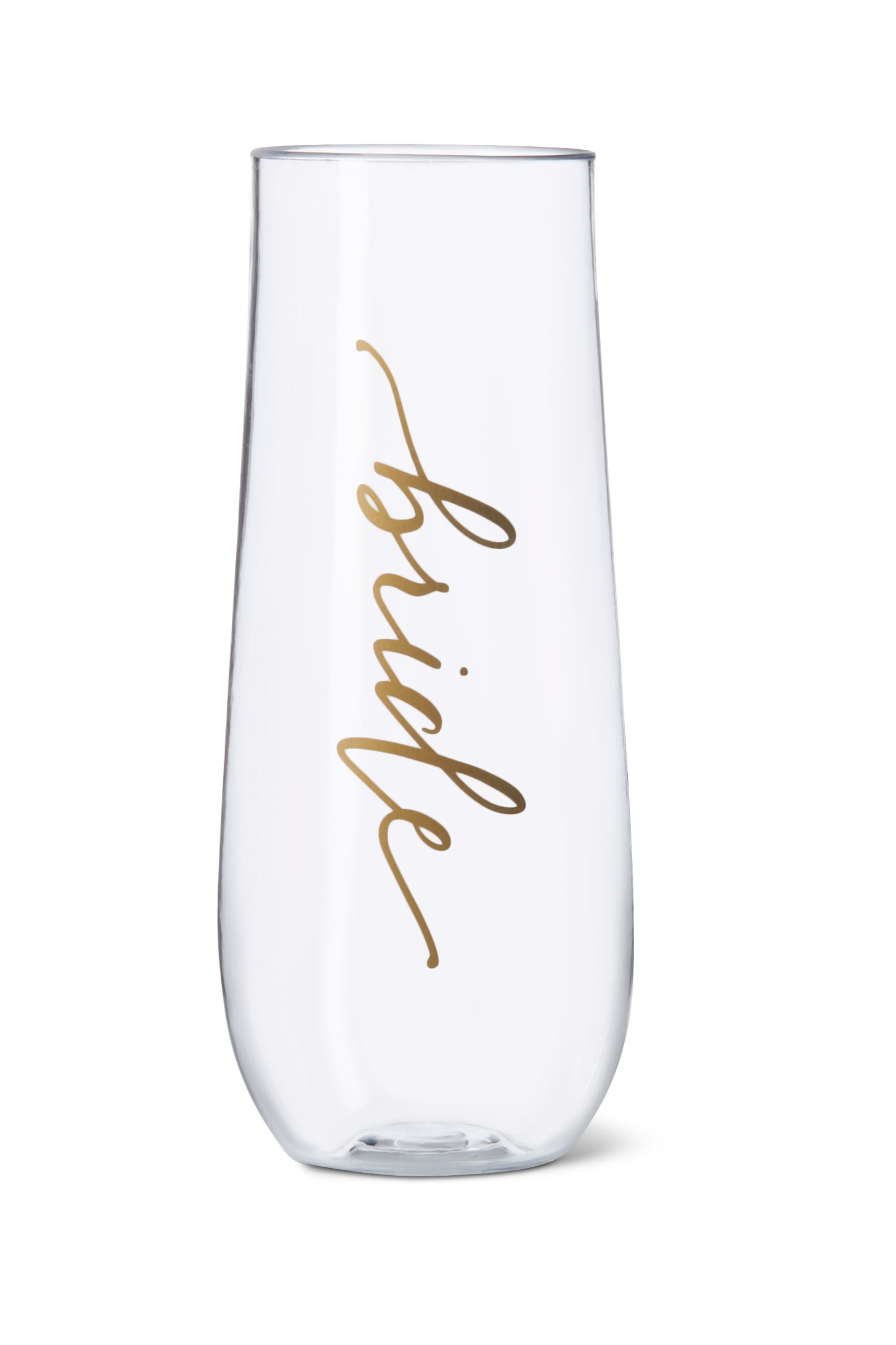 Bride Stemless Champagne Glass - Luna Boutique