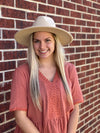 amy fedora hat - beige
